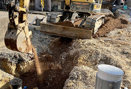 配管工事の共同受注（一般分水・開発行為・切替工事）